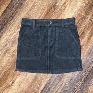 American Eagle Gray Corduroy skirt